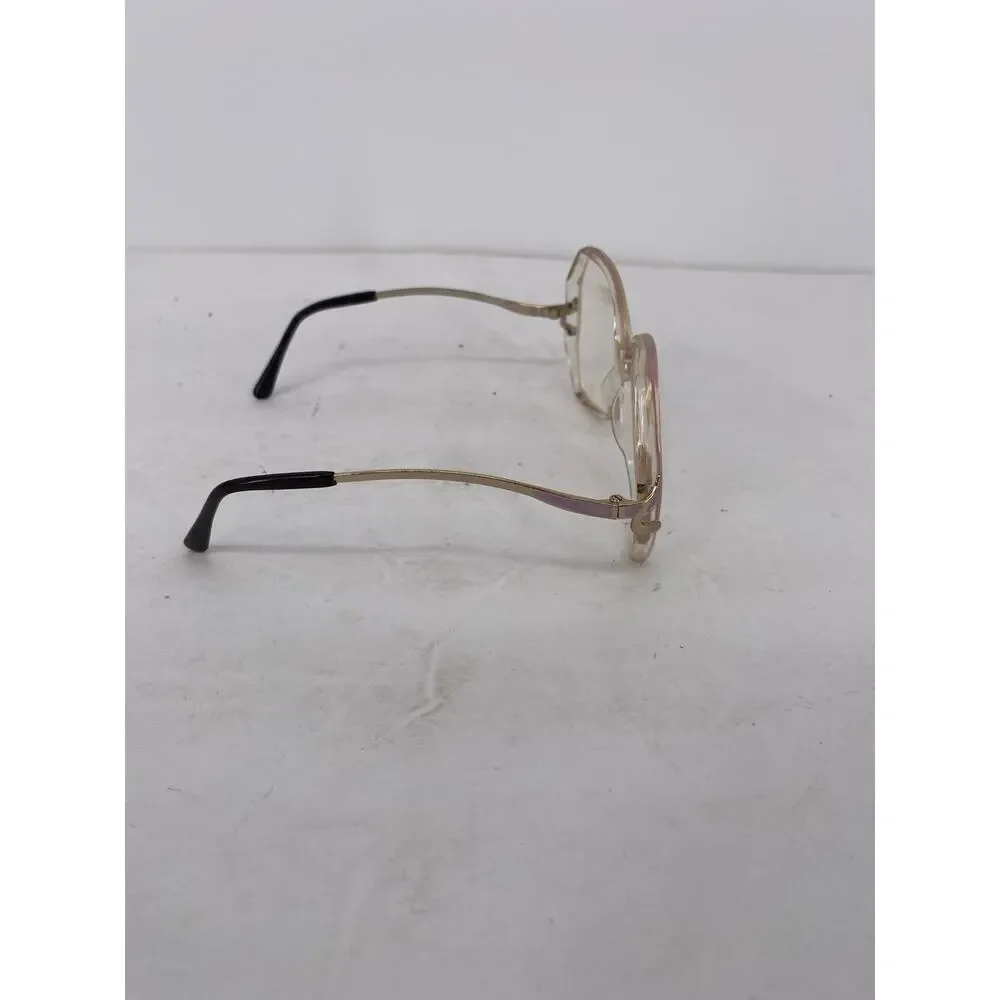Marchon Marcolin Stephanie Vintage Pink Butterfly Eye Glass Frames Only